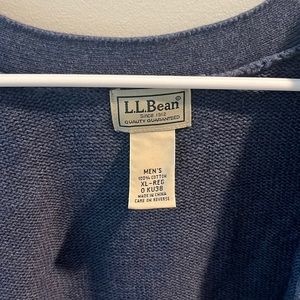 Vintage 100% cotton LL Bean cardigan